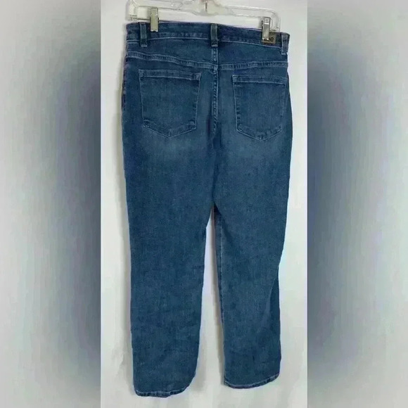 Lee Relaxed Fit Straight Leg, High Rise, Instantly Slim Jeans (Size 10) - Picture 4 of 9